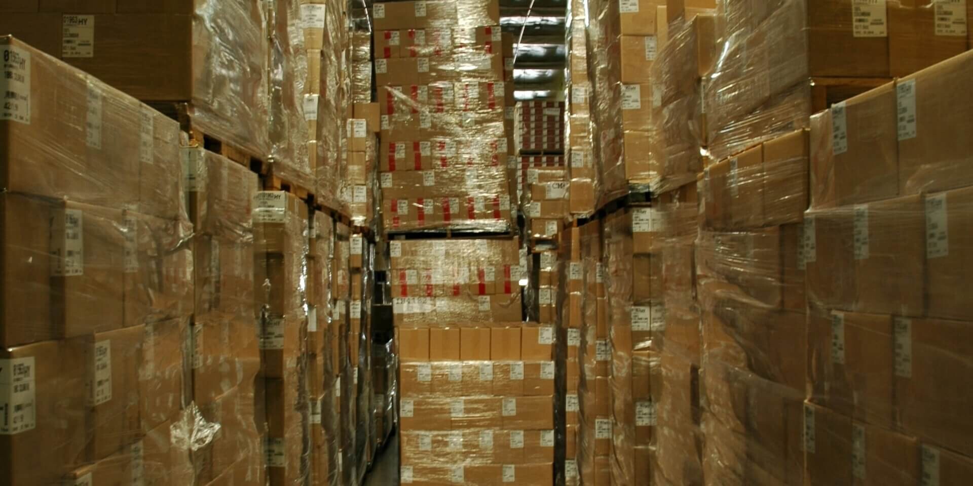 overflowing warehouse